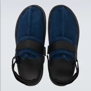 Reebok | Shoes | Reebok Beatnik Suede Sandals In Blue | Poshmark display picture 1